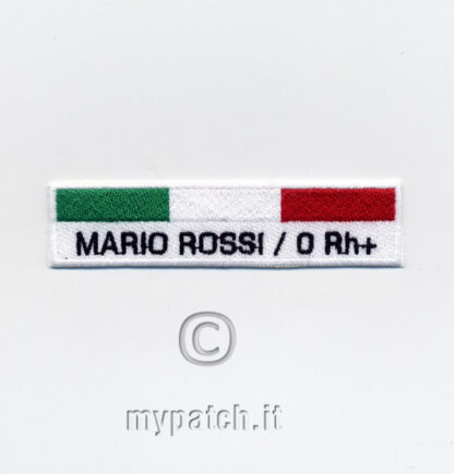 Patch con nome 10×2 ITALIA (5 pz)