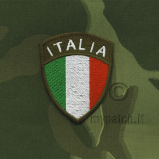 Scudetto ITALIA VERDE militare