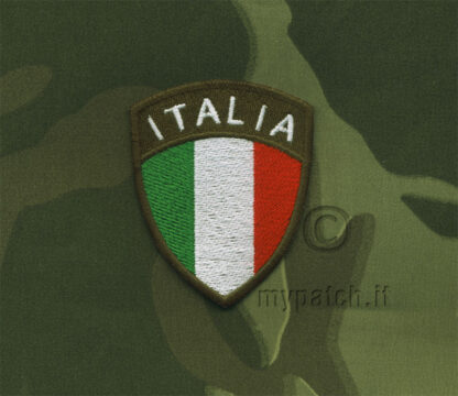 Scudetto ITALIA VERDE militare